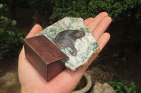 Hand Made Chimpanzee Decoupage Stone Slabs x 6 From Southern Africa