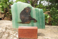 Hand Made Chimpanzee Decoupage Stone Slabs x 6 From Southern Africa