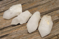 Natural Quartz Clusters x 8 From Madagascar