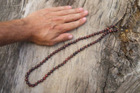 Polished Red Tigers Eye Bead Necklaces - Sold Per Item - From South Africa