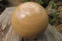 Polished Banded Aragonite Sphere x 1 From Namibia