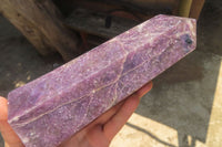 Polished Lepidolite Tower x 1 From Madagascar