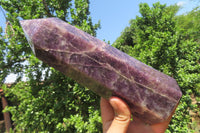 Polished Lepidolite Tower x 1 From Madagascar