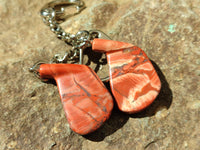 Polished Red Jasper Golf Club Keyring - Sold Per Item - From South Africa