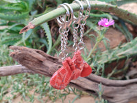 Polished Red Jasper Golf Club Keyring - Sold Per Item - From South Africa