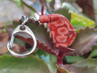 Polished Red Jasper Golf Club Keyring - Sold Per Item - From South Africa