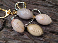 Hand Made Polychrome Jasper Keyring - sold per item - From Madagascar