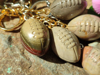 Hand Made Polychrome Jasper Keyring - sold per item - From Madagascar