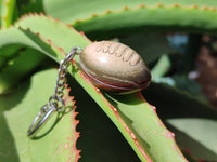 Hand Made Polychrome Jasper Keyring - sold per item - From Madagascar