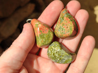 Polished Unakite Golf Club Keyring - Sold Per Item - From South Africa