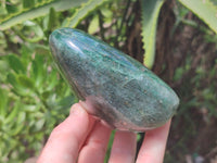 Polished Fuchsite Standing Free Forms x 3 From Madagascar