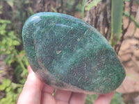 Polished Fuchsite Standing Free Forms x 3 From Madagascar