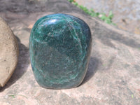 Polished Fuchsite Standing Free Forms x 3 From Madagascar