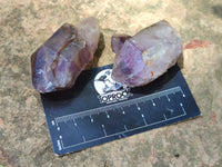 Natural Zululand Amethyst Crystals x 12 From South Africa