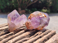 Natural Zululand Amethyst Crystals x 12 From South Africa