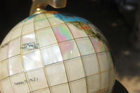 Hand Made Mother Of Pearl World Globe x 1 From China