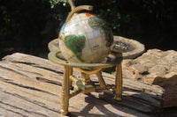 Hand Made Mother Of Pearl World Globe x 1 From China