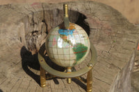 Hand Made Mother Of Pearl World Globe x 1 From China