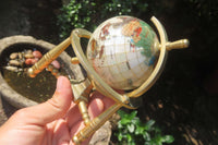 Hand Made Mother Of Pearl World Globe x 1 From China