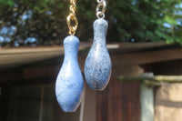 Hand Made Dumortierite Keyrings - sold per item - From Mozambique