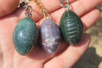 Hand Made Fancy Jasper Keyrings - Sold Per Item - From Madagascar