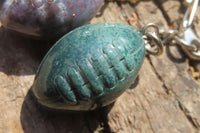 Hand Made Fancy Jasper Keyrings - Sold Per Item - From Madagascar