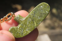 Hand Made Unakite Keyring - Sold Per Item - From South Africa