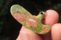 Hand Made Unakite Keyring - Sold Per Item - From South Africa