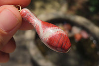 Hand Made Brecciated Red Jasper Keyrings - Sold Per Item - From South Africa