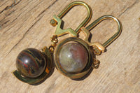 Hand Made Fancy Jasper Keyrings - Sold Per Item - From South Africa