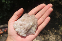 Natural Smokey Quartz Clusters x 6 From Luena, Congo