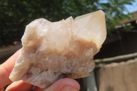 Natural Smokey Quartz Clusters x 6 From Luena, Congo