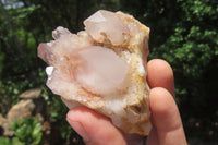 Natural Red Hematoid Quartz Clusters x 6 From Karoi, Zimbabwe