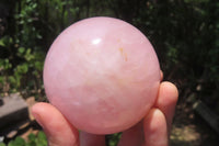 Polished Rose Quartz Spheres x 3 From Ambatondrazaka, Madagascar