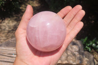 Polished Rose Quartz Spheres x 3 From Ambatondrazaka, Madagascar