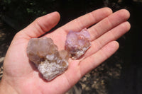 Natural Amethyst Spirit Quartz Clusters x 28 From Boekenhouthoek, South Africa