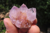 Natural Amethyst Spirit Quartz Clusters x 28 From Boekenhouthoek, South Africa