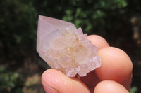 Natural Amethyst Spirit Quartz Clusters x 28 From Boekenhouthoek, South Africa