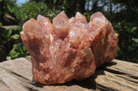 Natural Sugar Amethyst Quartz Clusters x 2 from Solwezi, Zambia