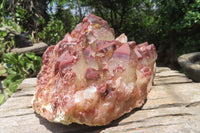 Natural Red Hematoid Quartz Cluster x 1 From Karoi, Zimbabwe