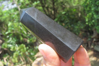 Polished Black Basalt Points x 12 From Antsirabe, Madagascar