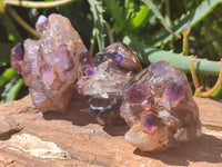 Natural Chiredzi Amethyst Conglomerate Specimens x 12 From Chiredzi, Zimbabwe