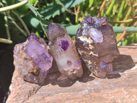 Natural Chiredzi Amethyst Conglomerate Specimens x 12 From Chiredzi, Zimbabwe