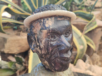 Hand Made Butter Jade African Bust x 1 From Zimbabwe