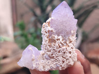 Natural Amethyst Spirit Quartz Clusters x 10 From Boekenhouthoek, South Africa