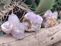 Natural Amethyst Spirit Quartz Clusters x 10 From Boekenhouthoek, South Africa