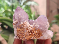 Natural Amethyst Spirit Quartz Clusters x 10 From Boekenhouthoek, South Africa