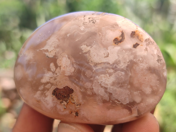 Polished Flower Agate Free Forms x 9 From Antsahalova, Madagascar