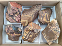 Natural Nguni Jasper Specimens x 6 From Prieska, South Africa