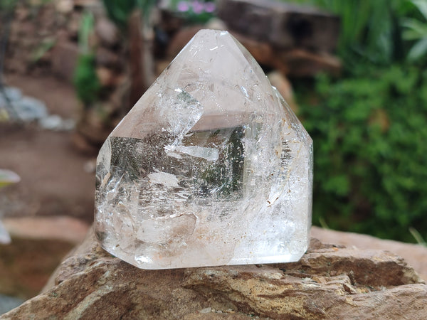 Polished Clear Quartz Crystals x 6 From Madagascar